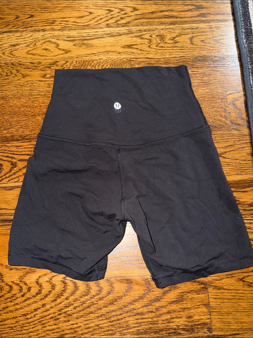 lululemon athletica Black High-Rise Bike Shorts